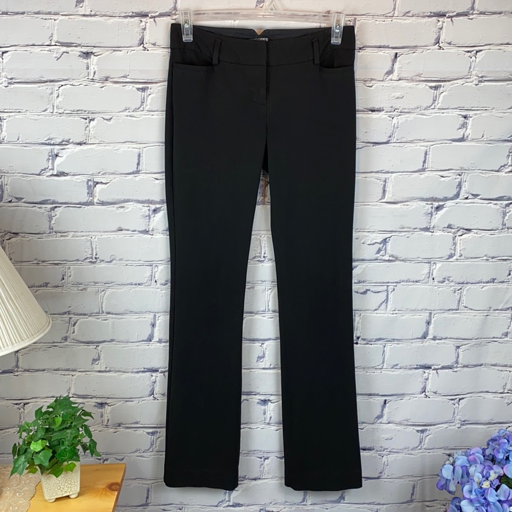 Express The Columnist Black Trousers Pants Sz. 2R